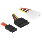 Комплект кабелей SATA Cablexpert CC-SATA-N, интерфейсный (48 см) 7pin/7pin и питания (15 см) 4pin/15pin, медь, пакет, фото4