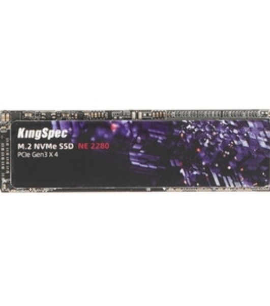 Накопитель SSD KingSpec NE-1Tb, 1Tb, PCIe 3.0 x4, M.2 2280, NVMe, R/W 2400/1900