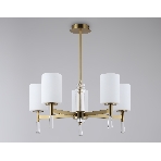 Люстра Ambrella light LH56261/5 BS/FR латунь/белый матовый E27/5 max 60W D600*590, фото4