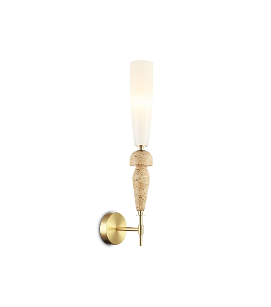 Настенный светильник Ambrella light LH75369 GD/WH золото/белый G9 max 28W 70*150*560