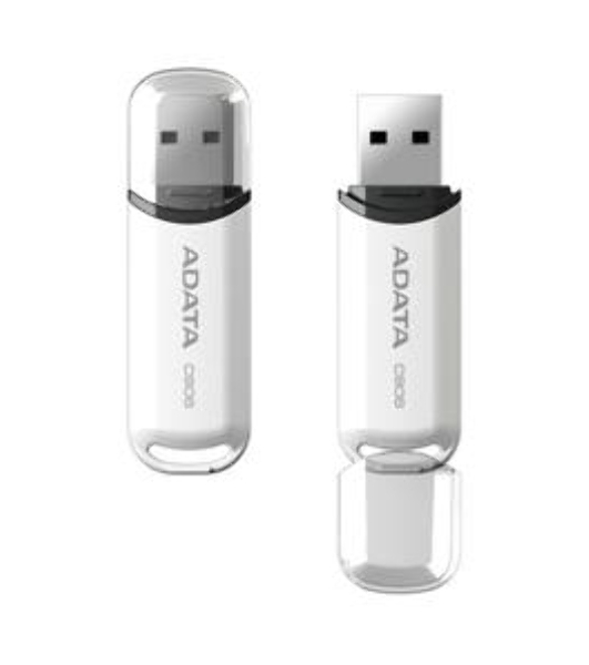 Флешка USB ADATA C906 (AC906-32G-RWH), 32Gb, USB 2.0, R/W 15/5, белый
