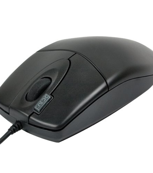 Мышь проводная A4Tech OP-620D черный, 1000 dpi, USB, кнопки - 4