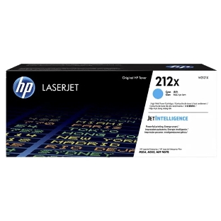 Картридж лазерный HP 212X W2121X голубой для HP CLJ Enterprise M554/M555