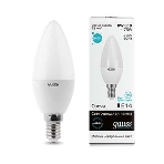 Лампа светодиодная LED Gauss 8Вт E14 220В 4100К Elementary свеча 33128, фото 1