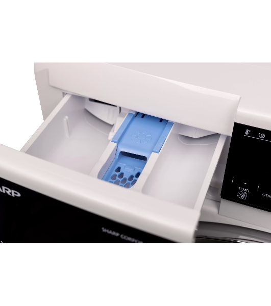 Стиральная машина Sharp ES814RW белый, загрузка фронтальная 8 кг, 1400 об/мин, класс: A+++