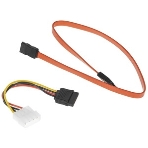 Комплект кабелей SATA Cablexpert CC-SATA-N, интерфейсный (48 см) 7pin/7pin и питания (15 см) 4pin/15pin, медь, пакет, фото3