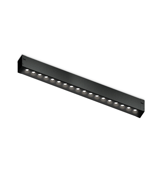 Светильник светодиодный трековый для шинопровода Magnetic Ambrella light GL1730 BK черный IP20 15W 4200K 220V 24° 342*25*42 (Без ПДУ)