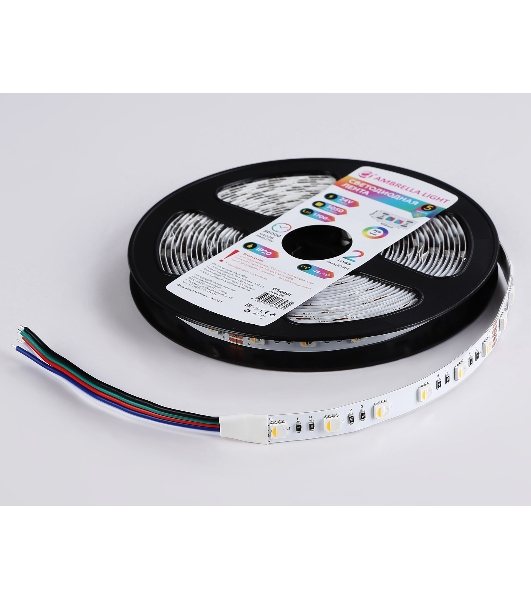 Светодиодная лента Ambrella light GS4401 5050 60Led /10W m/ 24V IP20 RGBW+3000K/ 5000*10*1.87mm (5 конт.)