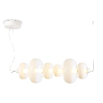 Подвесной светодиодный светильник Ambrella light LH11071 WH/FR белый/белый матовый 36W 3000K 745*230*230, фото8