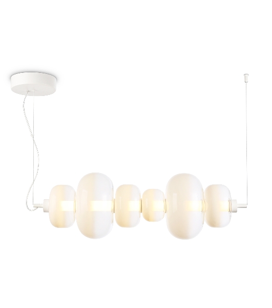 Подвесной светодиодный светильник Ambrella light LH11071 WH/FR белый/белый матовый 36W 3000K 745*230*230
