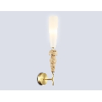 Настенный светильник Ambrella light LH75369 GD/WH золото/белый G9 max 28W 70*150*560, фото9