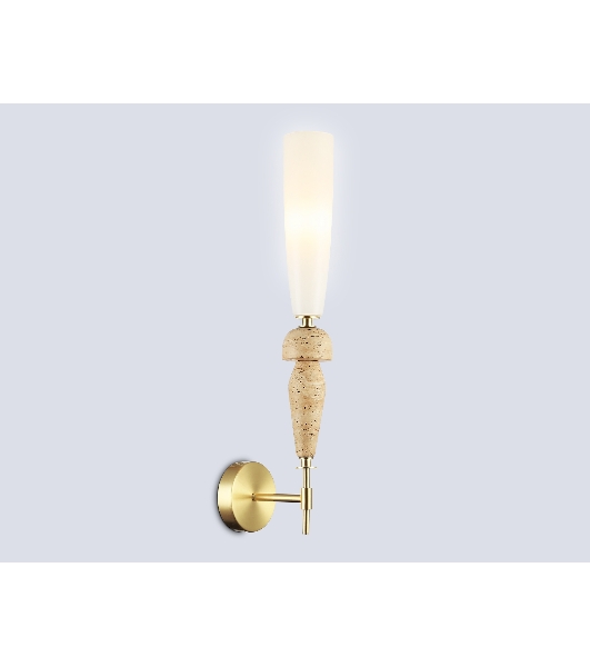 Настенный светильник Ambrella light LH75369 GD/WH золото/белый G9 max 28W 70*150*560