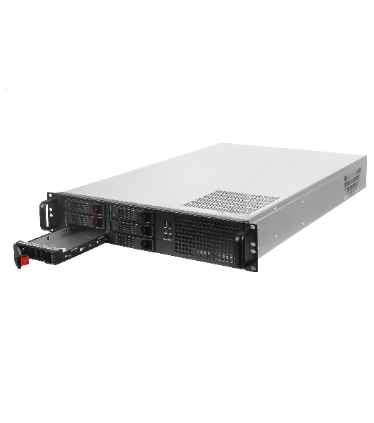 Серверный корпус ExeGate Pro 2U660-HS06 (RM 19', высота 2U, глубина 660, без БП, 6xHotSwap, USB)