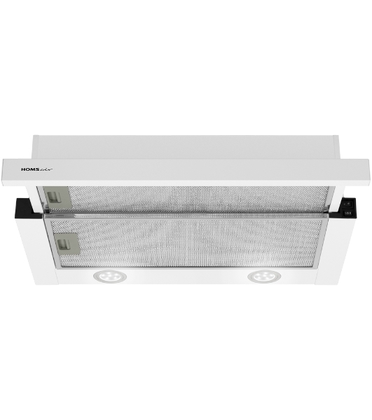 Вытяжка телескопическая HOMSair Flat 50 белый, 50 см, 520 куб. м/ч, 47 дБ