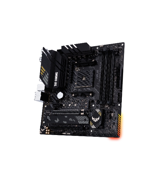 Материнская плата ASUS TUF GAMING B550M-PLUS, AM4, AMD B550, 4xDDR4, 4xSATA, 2xM.2, 1xPCIe 4.0 x16, 1xPCIe 3.0 x16, 1xPCIe x1, 1xHDMI, 1xDP, 1x 2.5Gb LAN, 4xUSB-A 3.2 Gen 1, 1xUSB-A 3.2 Gen 2, 2xUSB-A 2.0, 1xUSB-C 3.2 Gen 2, 5x3.5 мм, 7.1, mATX
