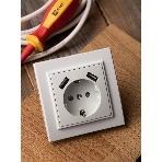 Розетка 1-местная СП с/з 16А белая с защ. штор. с 2 USB 2,1А EKF Минск, фото6