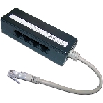Сплиттер Lanmaster TWT-4U1 черный, фото4