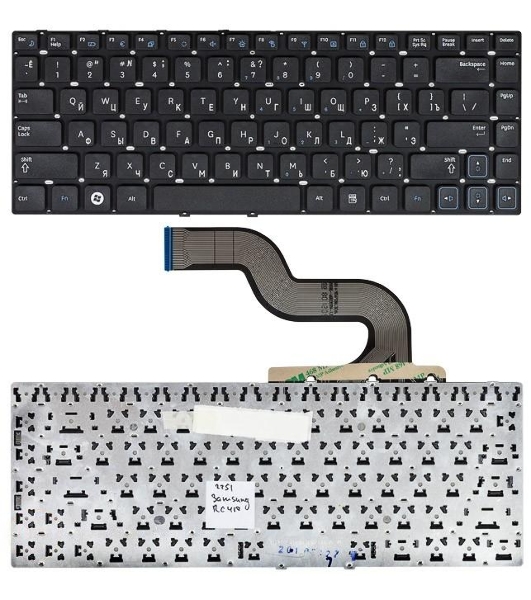 Клавиатура для ноутбука Samsung RC410, черная