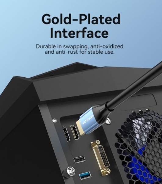 Кабель Vention HDMI High speed v2.0 with Ethernet 19M/19M - 15м