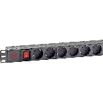Блок распределения питания Sysmatrix PD 0802.000 гор.размещ. 8xSchuko базовые 16A C14, фото2