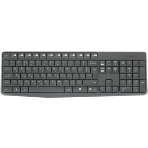 Комплект клавиатура+мышь Logitech MK235 беспроводной, USB, 1000 DPI, серый (заводская гравировка), фото33