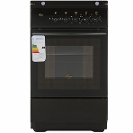 Плита комбинированная Flama RK 2211 B черный, конфорок 2 газовых и 2 электрических, духовка 50 л, 50 см x 85 см x 60 см, фото4