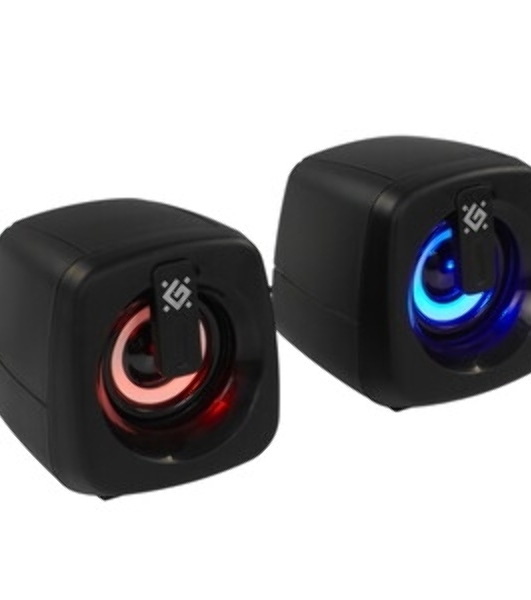 Компьютерная акустика Defender J1 6Вт, подсветка, питание от USB