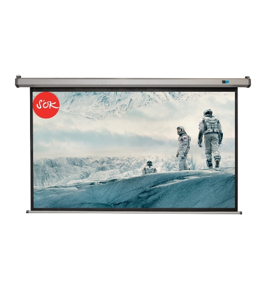 Экран Sakura Pro 221x125см Motoscreen 16:9 настенно-потолочный (моторизованный) 100' фибергласс, серый корпус
