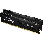 Оперативная память Kingston Fury Beast, DDR4, 64GB (2x32GB), 3600MHz, CL18, DIMM, с радиатором, черный, фото3