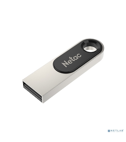 Флешка USB Netac U278 (NT03U278N-032G-20PN), 32Gb, USB 2.0, R/W 50/10, серебристый/черный