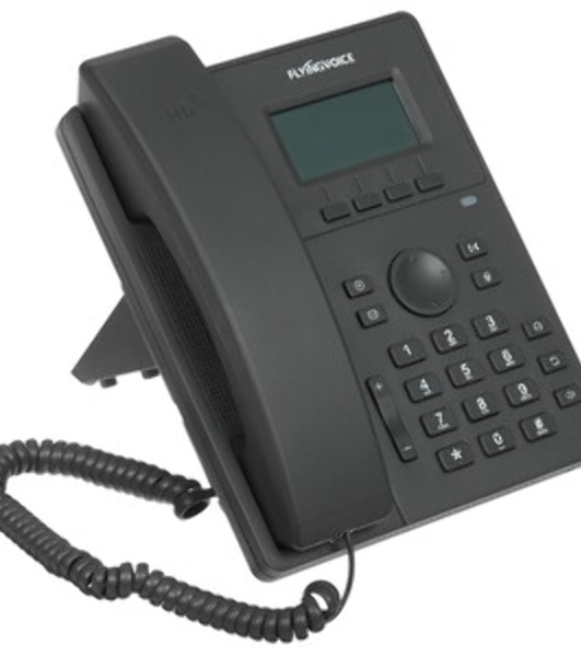 Телефон IP Flyingvoice P10P черный