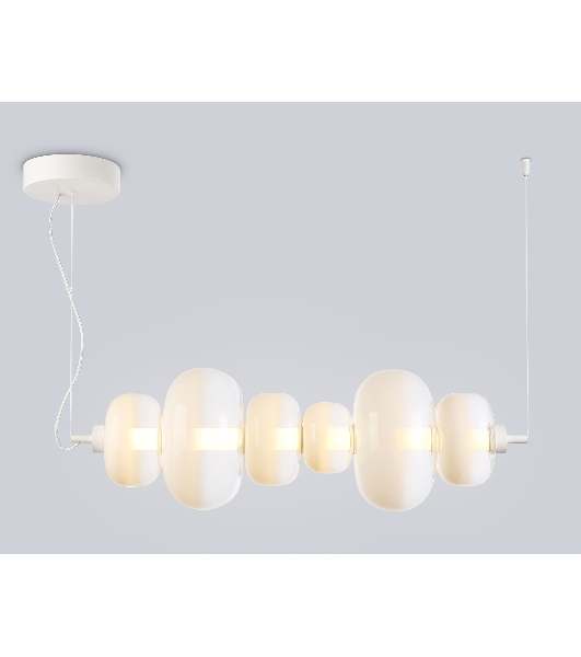 Подвесной светодиодный светильник Ambrella light LH11071 WH/FR белый/белый матовый 36W 3000K 745*230*230