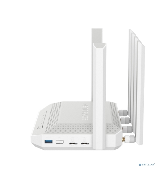 Мультигигабитный интернет-центр Netcraze Hero 5G (NC-4110) с модемом 5G, двумя слотами для SIM-карт, Mesh Wi-Fi 6 AX3000, Smart-коммутатором 1×2.5G и 4×1G, многофункциональными портами USB 3.0 и 2.0
