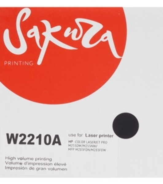 Картридж лазерный Sakura W2210A (HP 207A) для HP LaserJet Pro M255, черный, 1350 к.