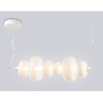 Подвесной светодиодный светильник Ambrella light LH11071 WH/FR белый/белый матовый 36W 3000K 745*230*230, фото6