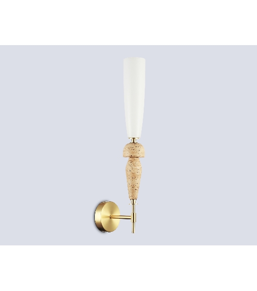 Настенный светильник Ambrella light LH75369 GD/WH золото/белый G9 max 28W 70*150*560