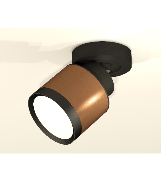 Светильник Ambrella Light XM8117001 SCF/SBK/PBK кофе песок/черный песок/черный полированный GX53 (A2229, A2106, C8117, N8113)