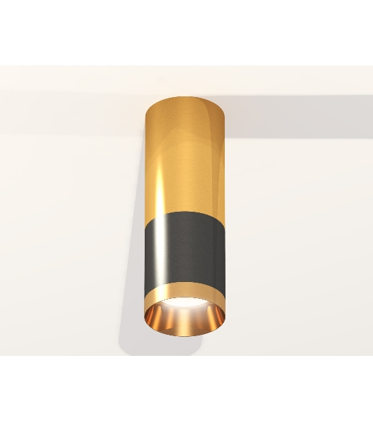 Светильник Ambrella Light XS6303050 DCH/PYG черный хром/золото желтое полированное MR16 GU5.3 (C6303, C6327, A2010, N6134)