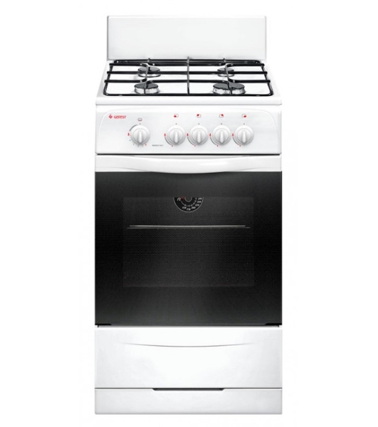 Плита газовая Gefest ПГ 3200-08 белый, конфорок 4 шт, духовка 42 л, 50 см x 85 см x 53 см