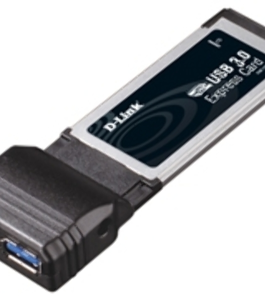 Адаптер D-Link DUB-1320 2-портовый USB 3.0 для шины ExpressCard
