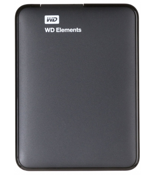 Внешний HDD 2.5' Western Digital Elements Portable, 2TB, USB 3.2 Gen 1 Type-A, 5400 rpm, черный