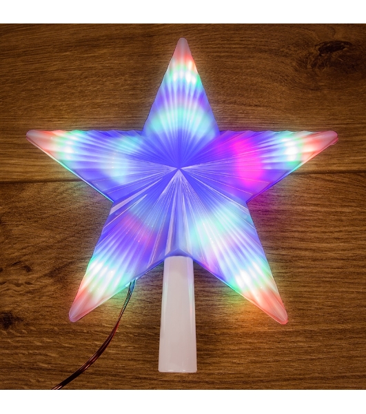 Фигура светодиодная Neon-night 'Звезда' на елку RGB 31 LED 22см