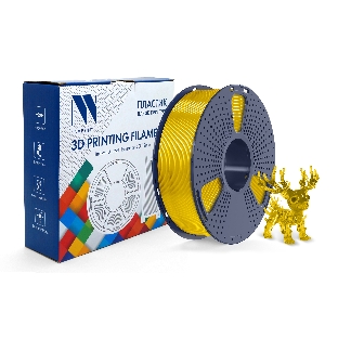 Филамент NVPrint PLA+ Trasparent Yellow для 3D печати диаметр 1.75мм длина 330 метров масса 1 кг