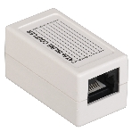 Проходной адаптер ITK кат.5E UTP, тип RJ45-RJ45 (8P8C), белый, фото3
