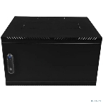 Шкаф коммутационный ЦМО (ШРН-6.650.1-9005) настенный 6U 600x650 мм пер. дв. металл 200 кг черный 470 мм 180 град., фото2