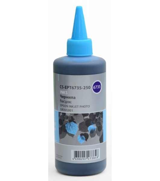 Чернила Cactus CS-EPT6735-250 светло-голубой 250мл для Epson L800/L810/L850/L1800