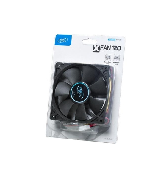 Вентилятор для корпуса DEEPCOOL XFAN 120 черный, 120 мм, 1300 об/мин, 23.7 дБ, 3 pin