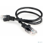 Патч-корд CCA light UTP Гарнизон PC-UTP-5e-0.5-BK cat.5e, 0.5м, литой, многожильный черный, фото 1
