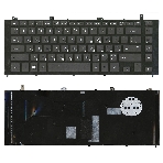 Клавиатура для ноутбука HP ProBook 4425s черная с черной рамкой, фото4