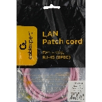 Патч-корд UTP Cablexpert PP12-1m cat.5e, 1м, литой, многожильный, розовый, фото4